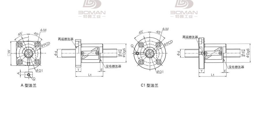 KURODA GR2506ES-CALR 日本黑田丝杆是什么材料