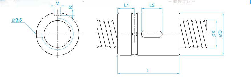 TBI SCI03205-4 tbi滚珠丝杆螺母安装方法