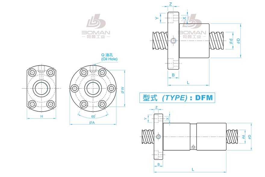 TBI SFM03205-4 tbi滚珠丝杆怎么加工